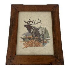 Alce vintage punto croce