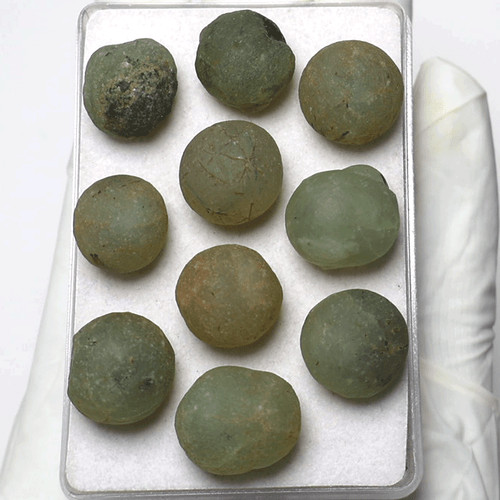 Set bolle di prehnite - di,
