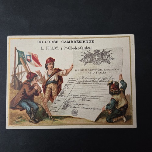 Chromo antico passaporto - chromo,
