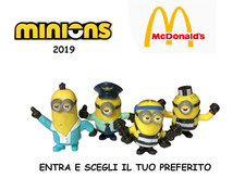 MINIONS MCDONALD'S MC DONALD'S HAPPY MEAL 2019 SORPRESE CATTIVISSIMO ME