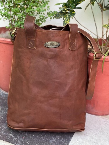 Donna aspetto vintage - vintage, pelle
