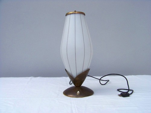 Lampada tavolo ottone e - lampada,