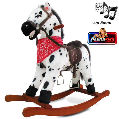 Cavallo dondolo con - cavallo, effetti