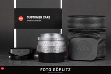 Leica M 35 mm 2.0 ASPH 11882 argento 6 bit (servizio 24.01.2023) FOTO-GÖRLITZ