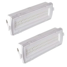 2 pz Lampada Emergenza Led