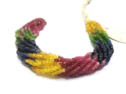 Rondelle multi zaffiro - rondelle,