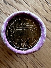 N. 1 ROLL 2 EURO 2007 FINLANDIA 50° ANNIVERSARIO TRATTATI DI ROMA FIOR DI CONIO