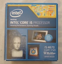 CPU Intel i5 4670 SOCKET LGA 1150 BOXED con ventola originale