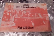 FIAT 131 diesel CL L Super berlina e Panorama 1979 Libretto uso e manutenzione 
