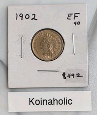 1902 testa di indiano