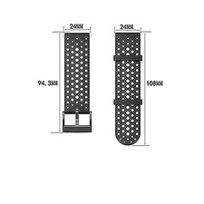 Cinturino orologio silicone regolabile per polso sportivo Suunto Spartan HR D5