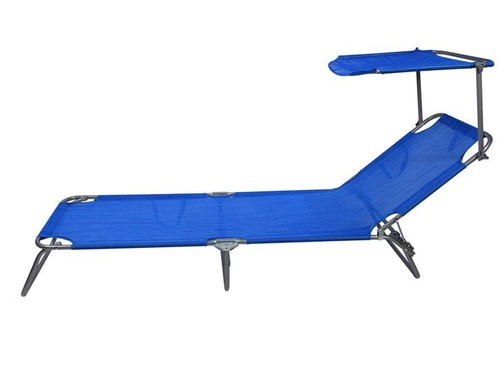 Lettino prendisole blu mare - blu,