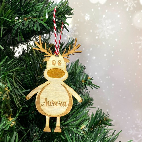 Pallina natale legno - di,