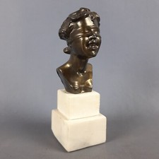 Scultura Metallo Dea Bendata