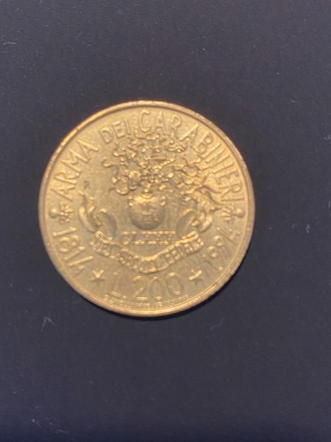 200 lire arma dei carabinieri - 200,