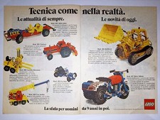 LEGO TECNICA LEGOLAND VEICOLI Pubblicità Advertising Werbung Publicitè1978
