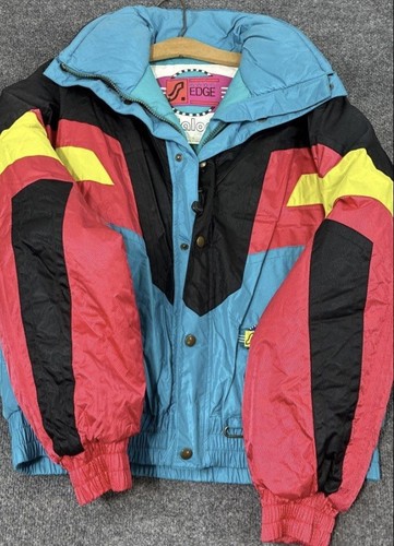 Giacca sci vintage - vintage, neon