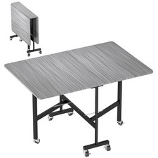 HOMCOM Mobile Drop Leaf Table