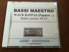 UNICO! Bassi Maestro Wack Rappaz PROMO CD SAMPLER DA AREA CRONICA RAP ITALIANO