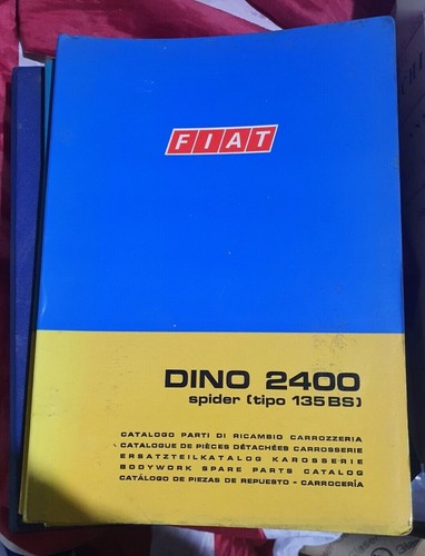 Manuale fiat dino 2400 spider - fiat,