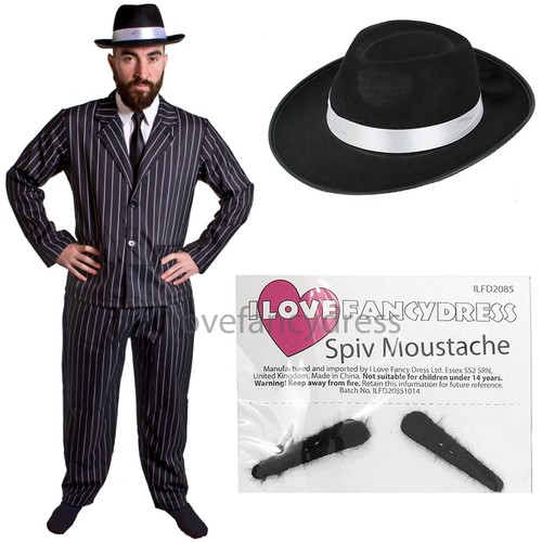 Costume gangster uomo con - gangster,