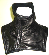 Sciarpa-collo-collo in pelle nera unisex Baker