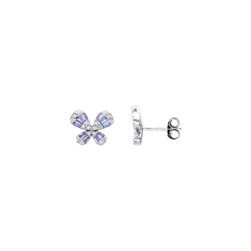 Orecchini lobo donna farfalle - orecchini,