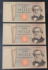 Lire 1000 Verdi 1969 Carta