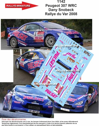 Decals ref 1142 - ref, peugeot