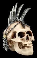 Teschio - Catena Lama - Gotico Teschio Decorazione Statue