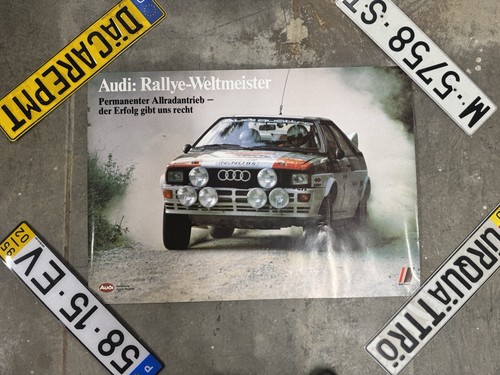 Poster audi campione del mondo - audi,