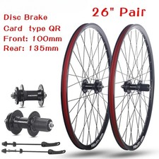 Set ruote mountain bike 26 pollici freno a disco fiore tamburo bici ruote 32 fori