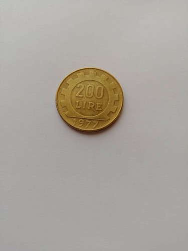 Moneta 200 lire anno - anno, 1977