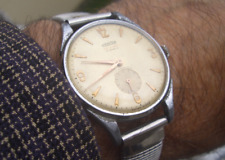 MENTOR DE LUXE -VINTAGE ANNI 40 SWISS MADE-EB Cal. 1197- CINTURINO  INOX COEVO!