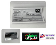 Adesivo Vernice Lancia Delta