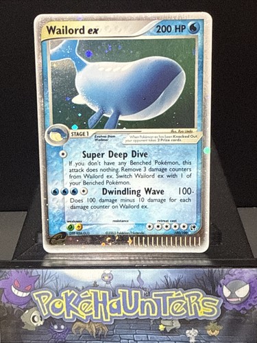 Pokemon card wailord - card,