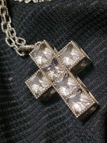 Gucci collana catena cristallo - catena,