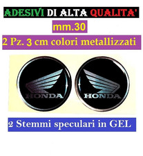 2 adesivi HONDA GEL 30.mm
