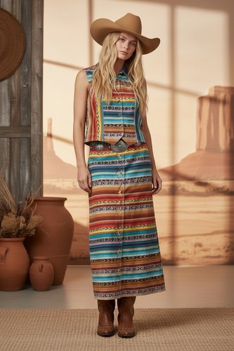Abito western vintage anni - , 90