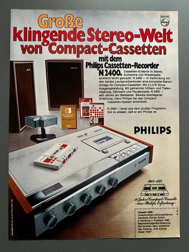Philips cassette recorder - cassette,