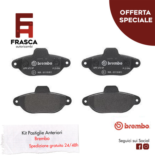 Pastiglie freno anteriori - pastiglie,