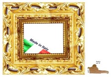 Cornice oro traforata in legno per foto stampe dipinti,poster,quadri  Spes cm 10