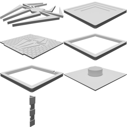 Scatola contenitore lampada - contenitore,
