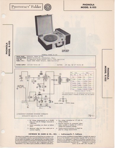 Amplificatore phonola 105 - amplificatore,