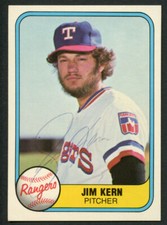 Jim Kern #618 signed autograph