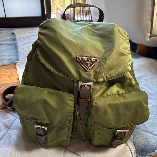 Zaino vintage prada verde - zaino,