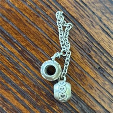 Pandora signed silver - silver, charm