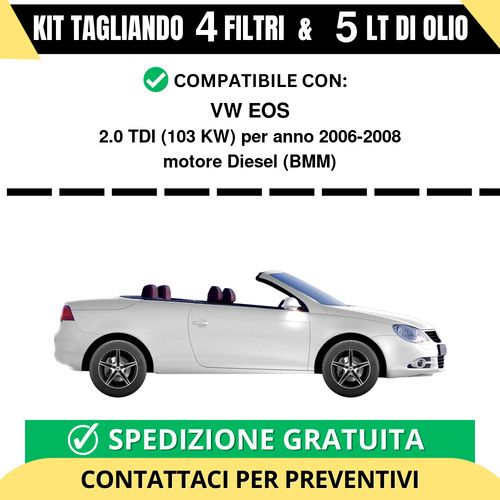 Tagliando per eos 0 tdi - tagliando, vw