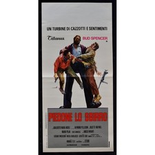 locandina PIEDONE LO SBIRRO bud spencer 1 edizione italiana 1973 B93