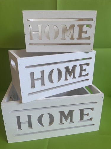 Cassette legno bianche home - bianche,